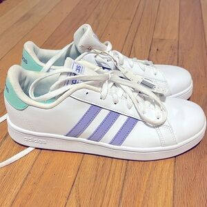 Adidas all leather sneakers
